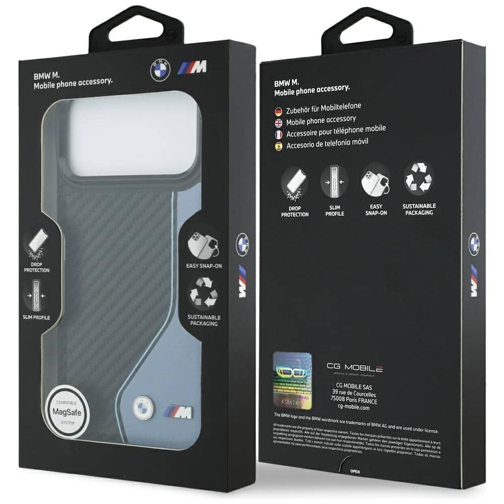 Θήκη Bmw M Carbon Logo Magsafe Για iPhone 17 Pro Max Μπλε - Image 8