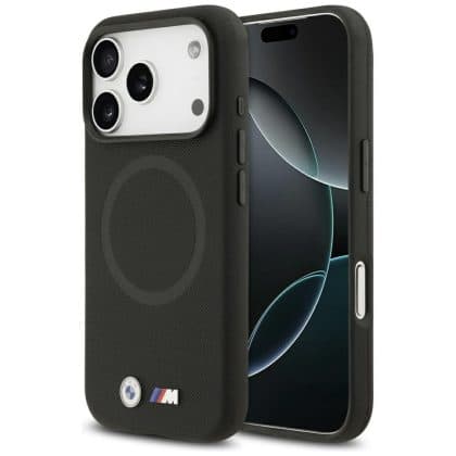 Θήκη Magsafe Bmw M Fw Μεταλλικό Λογότυπο Για iPhone 17 Pro Max Μαύρη
