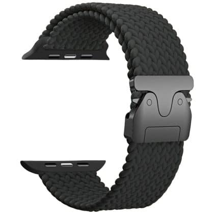 Beline Υφασμάτινο Νάιλον Αλεξίπτωτο - θήκη για Apple Watch 42mm (1st gen) / 44mm 45mm 49mm - Μαύρο