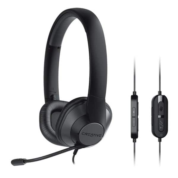 Καλώδια Ακουστικά Creative Με Μικρόφωνο Hs-720 V2 Μαύρα USB - Image 2