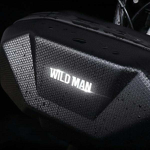 Wildman X9 Τσάντα Πλαισίου Ποδηλάτου Μαύρη - Image 3