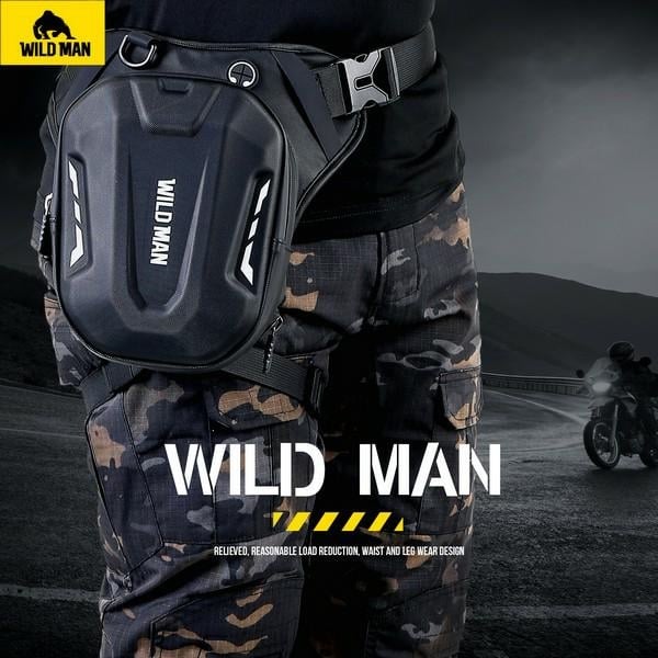 Wildman Μοτοσυκλετιστικός Τσαντάκι Πόδια L1 3l Μαύρο - Image 6