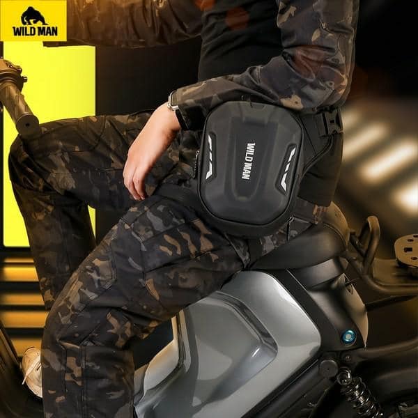 Wildman Μοτοσυκλετιστικός Τσαντάκι Πόδια L1 3l Μαύρο - Image 3