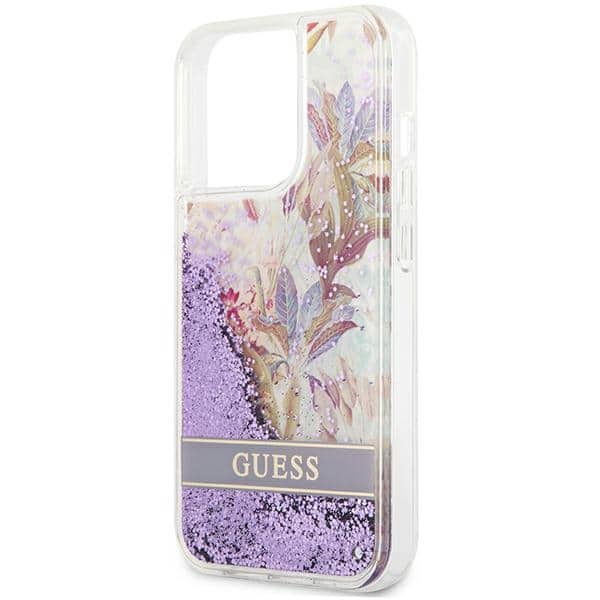 Guess Flower Liquid Glitter - θήκη για Apple iPhone 13 Pro Max - Πολύχρωμο - Image 6