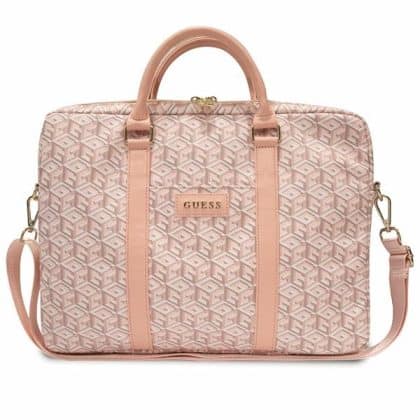 Τσάντα Guess Gucb15hgcfsep 16" Ροζ Gcube Stripes