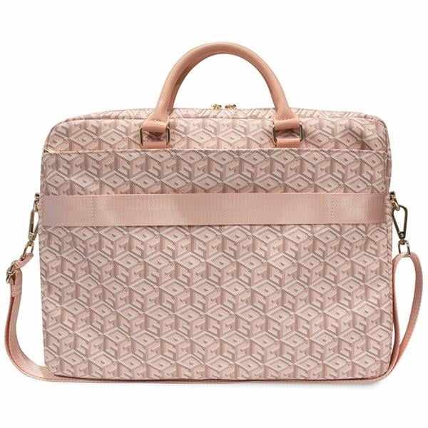 Τσάντα Guess Gucb15hgcfsep 16" Ροζ Gcube Stripes - Image 3