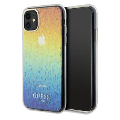 Guess Faceted Mirror Disco Iridescent - θήκη για Apple iPhone 11 - Πολύχρωμο