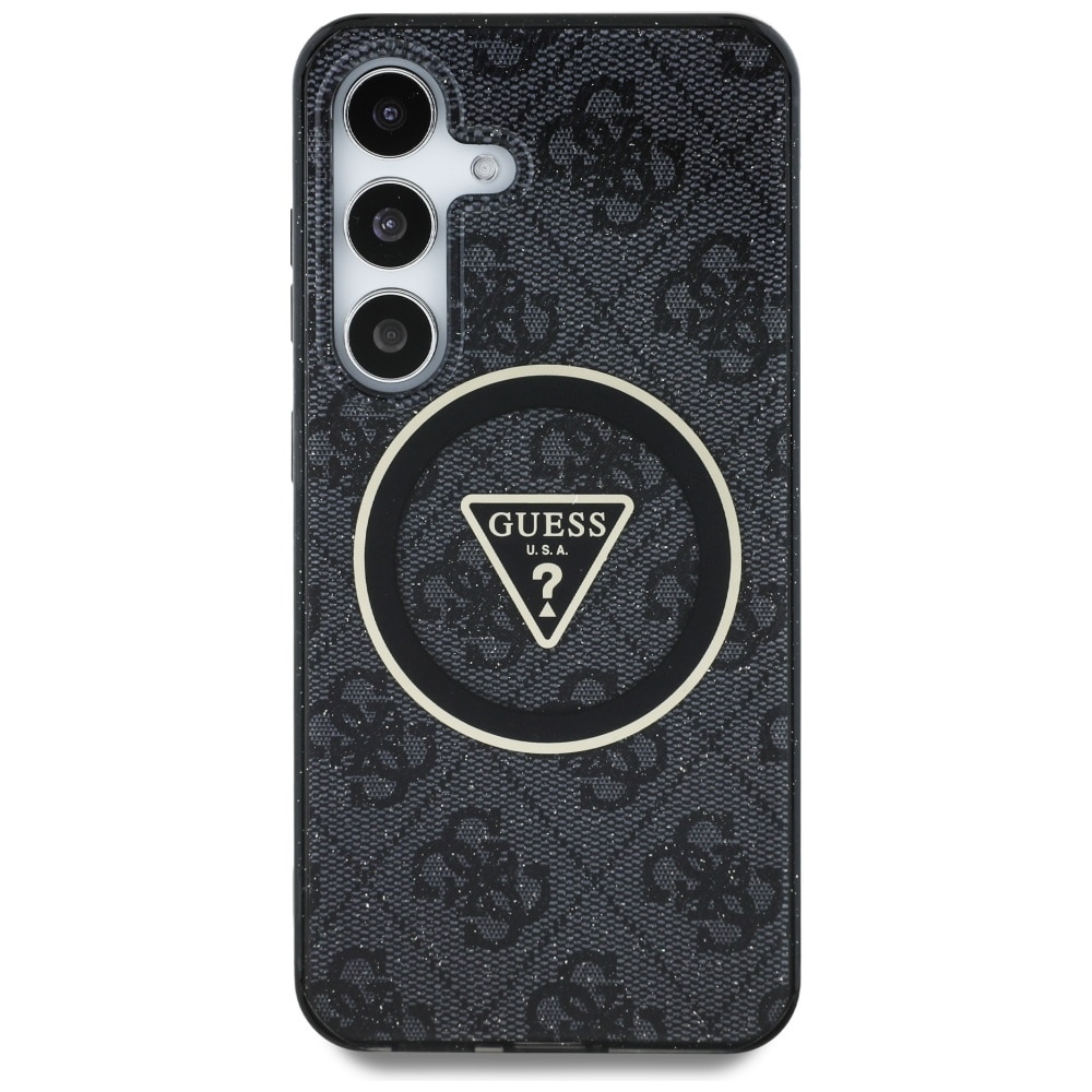 Guess Glitter Triangle - θήκη για Samsung Galaxy S25+ - Μαύρο - Image 3