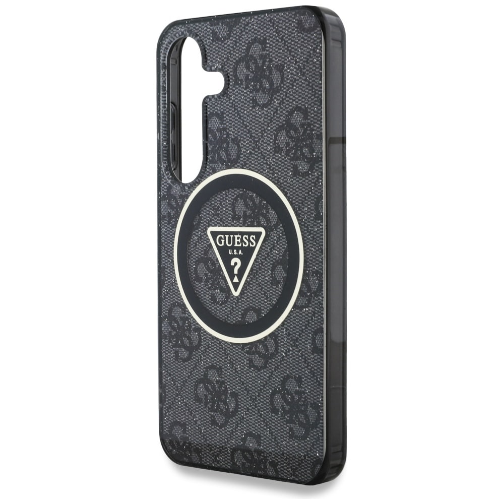 Guess Glitter Triangle - θήκη για Samsung Galaxy S25+ - Μαύρο - Image 6