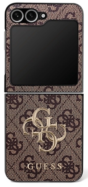Guess Big 4G Logo - θήκη για Samsung Galaxy Z Flip7 - Καφέ