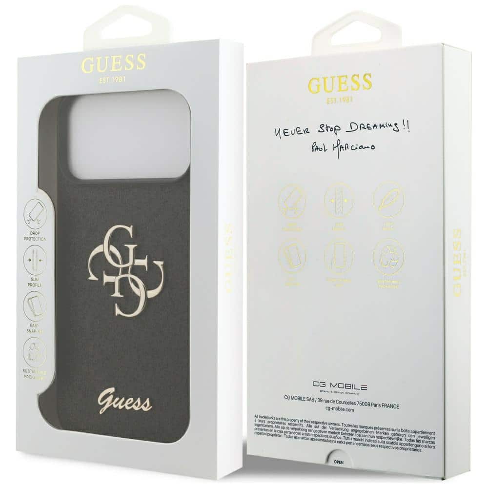 Guess Glitter Fixed Big - θήκη για Apple iPhone 17 Pro Max - Μαύρο - Image 8