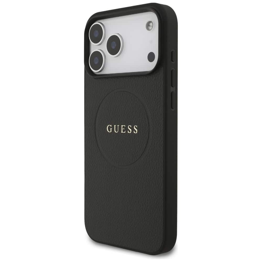 Guess Grained Ring MagSafe - θήκη για Apple iPhone 17 Pro Max - Μαύρο - Image 2