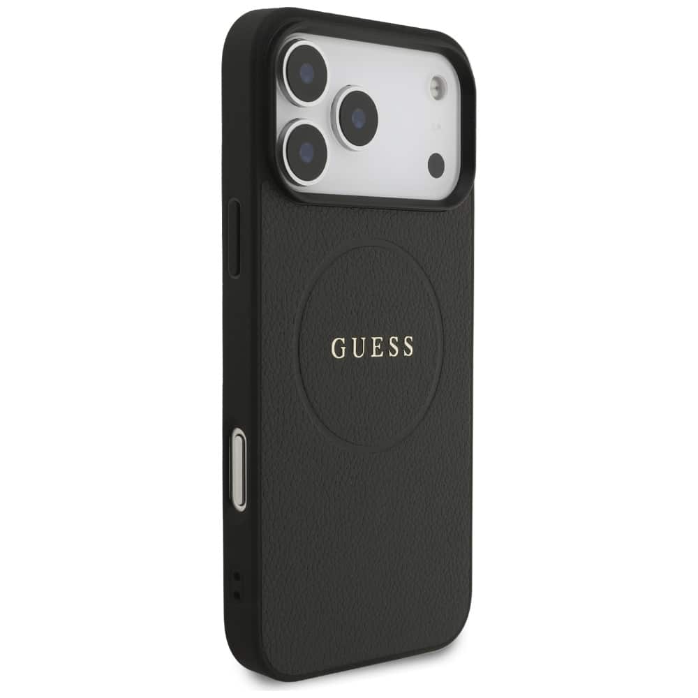 Guess Grained Ring MagSafe - θήκη για Apple iPhone 17 Pro Max - Μαύρο - Image 4