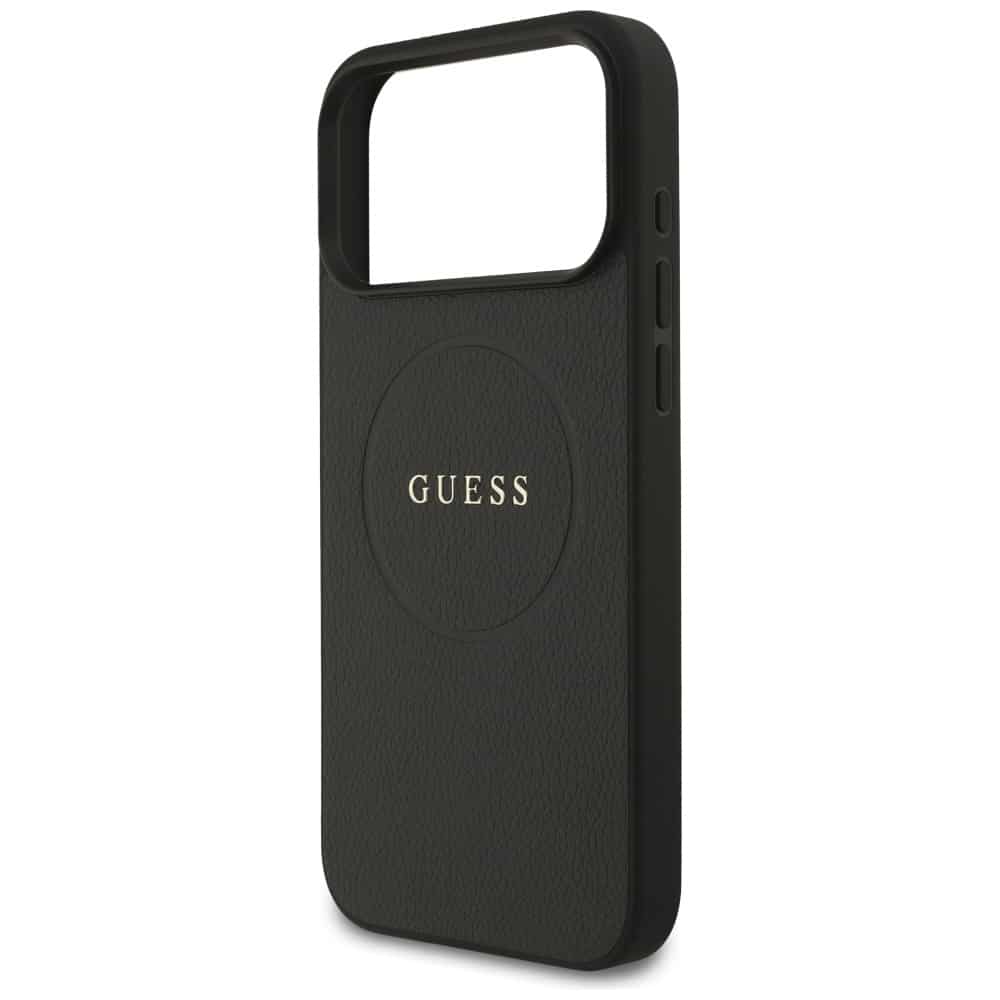 Guess Grained Ring MagSafe - θήκη για Apple iPhone 17 Pro Max - Μαύρο - Image 6