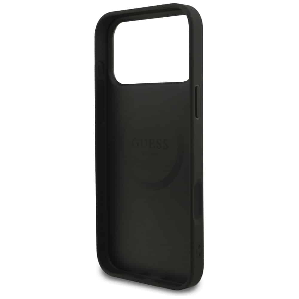 Guess Grained Ring MagSafe - θήκη για Apple iPhone 17 Pro Max - Μαύρο - Image 7