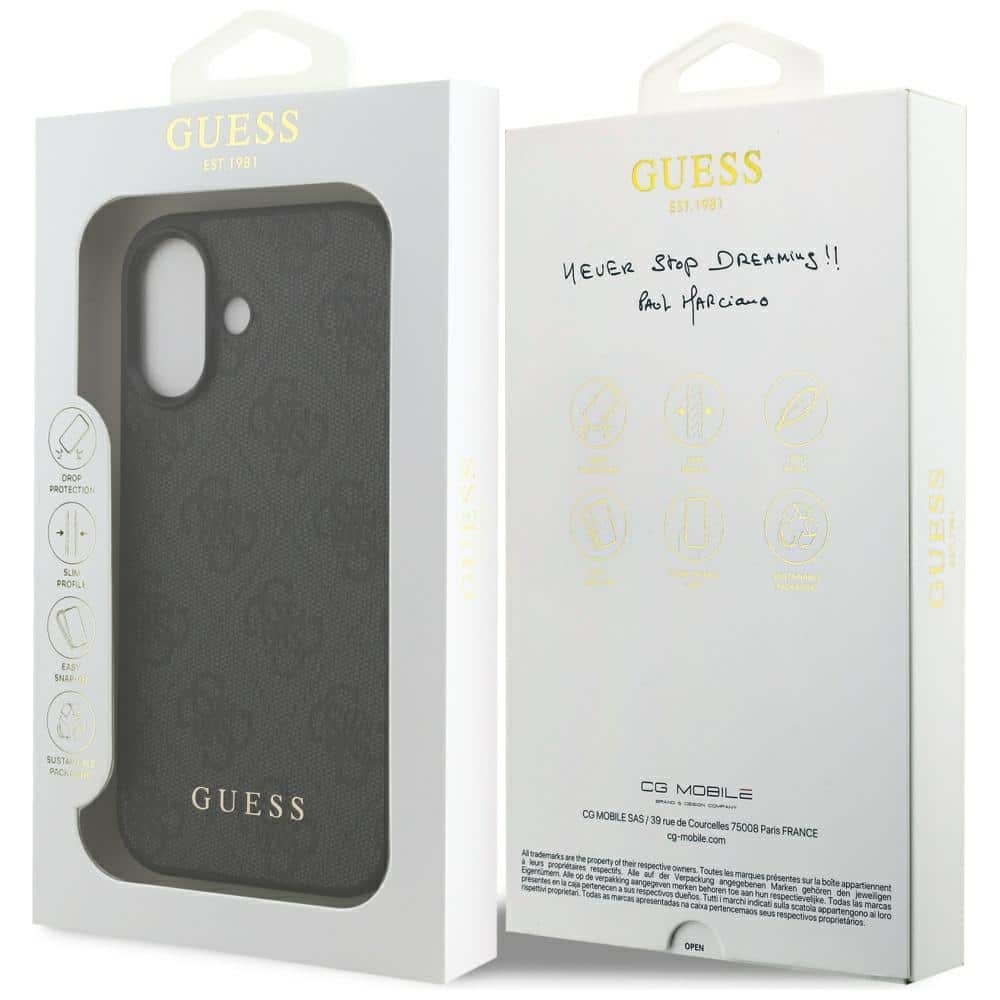 Guess 4G Classic - τζαμάκι για Apple iPhone 17 - Μαύρο - Image 8