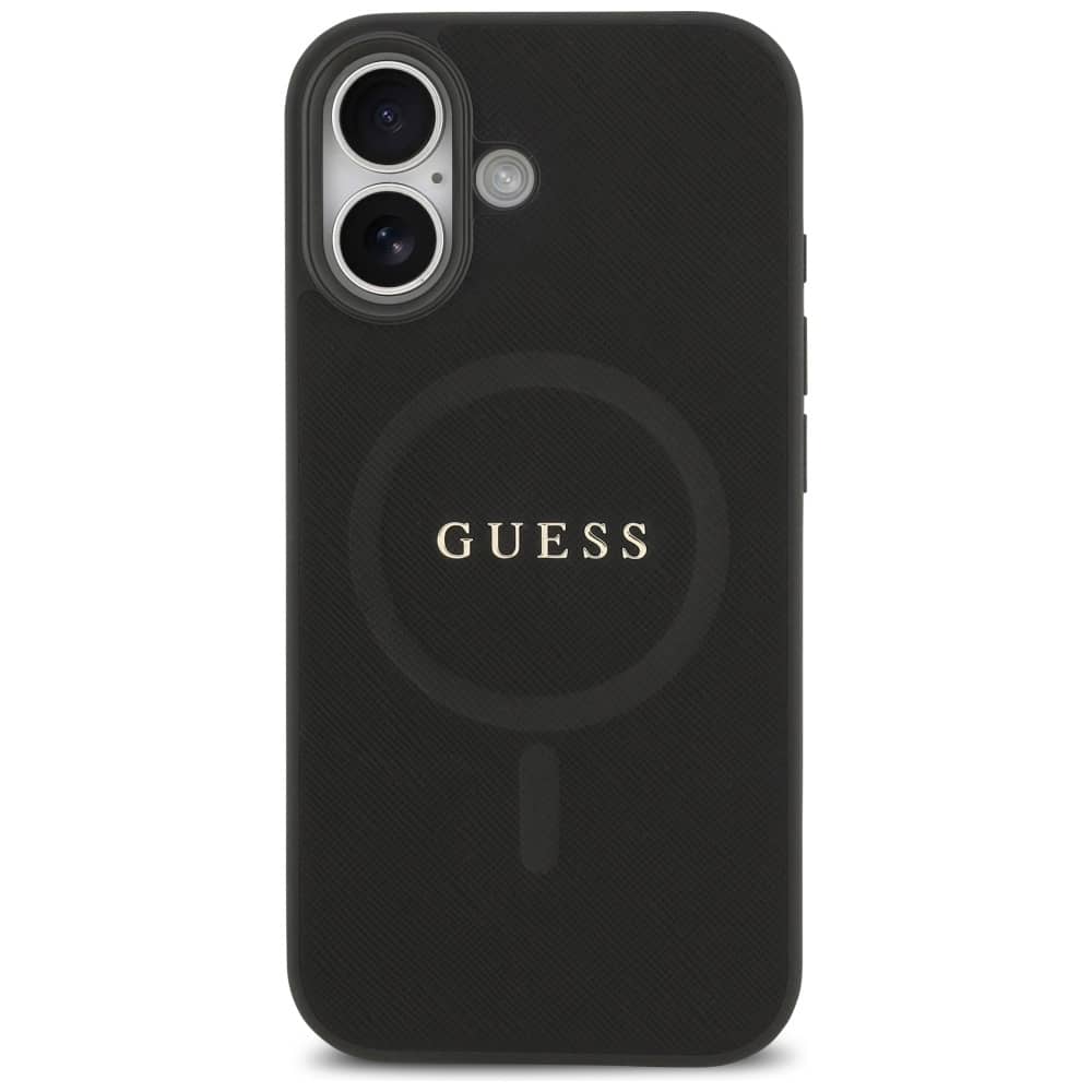 Guess Saffiano Classic Logo MagSafe - θήκη για Apple iPhone 17 - Μαύρο - Image 3