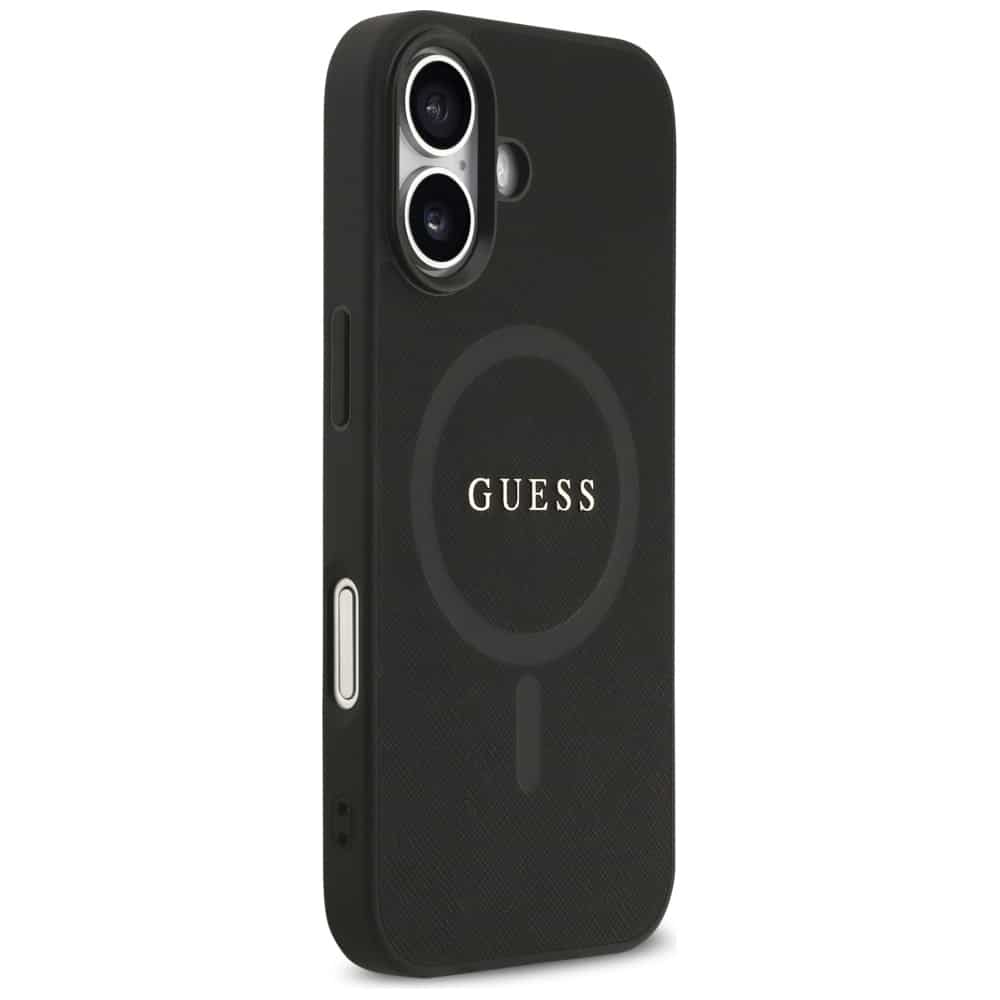 Guess Saffiano Classic Logo MagSafe - θήκη για Apple iPhone 17 - Μαύρο - Image 4
