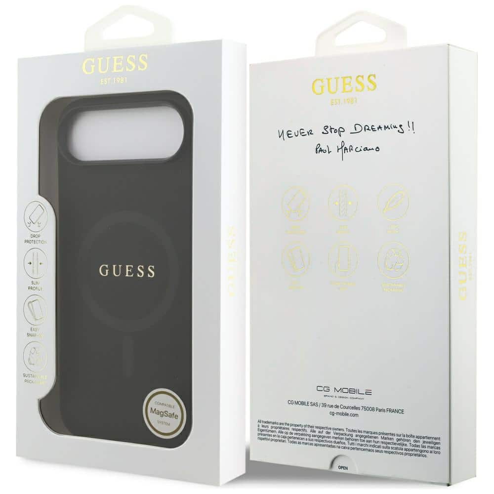 Guess Saffiano Classic Logo MagSafe - θήκη για Apple iPhone Air - Μαύρο - Image 8