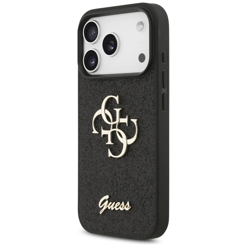 Guess Glitter Fixed Big - θήκη για Apple iPhone 17 Pro - Μαύρο - Image 2