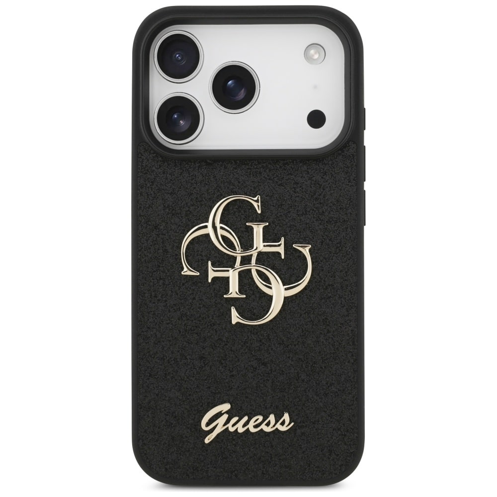 Guess Glitter Fixed Big - θήκη για Apple iPhone 17 Pro - Μαύρο - Image 3