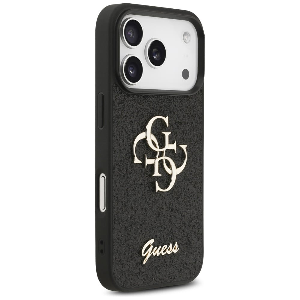 Guess Glitter Fixed Big - θήκη για Apple iPhone 17 Pro - Μαύρο - Image 4
