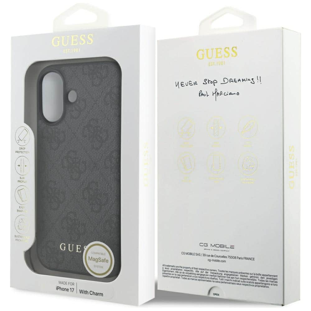 Guess Charms Collection - θήκη για Apple iPhone 17 - Μαύρο - Image 7