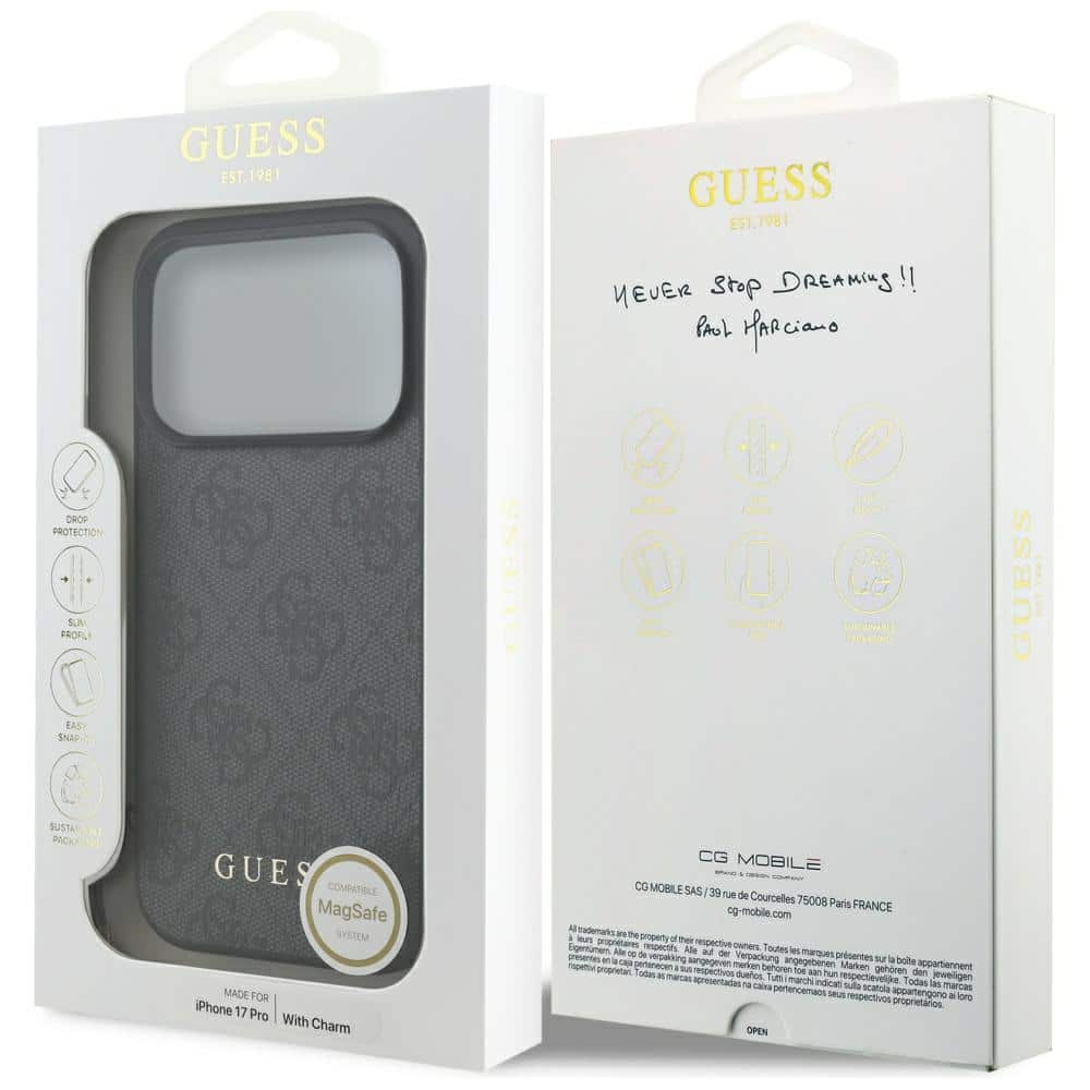 Guess Charms Collection - θήκη για Apple iPhone 17 Pro - Μαύρο - Image 7