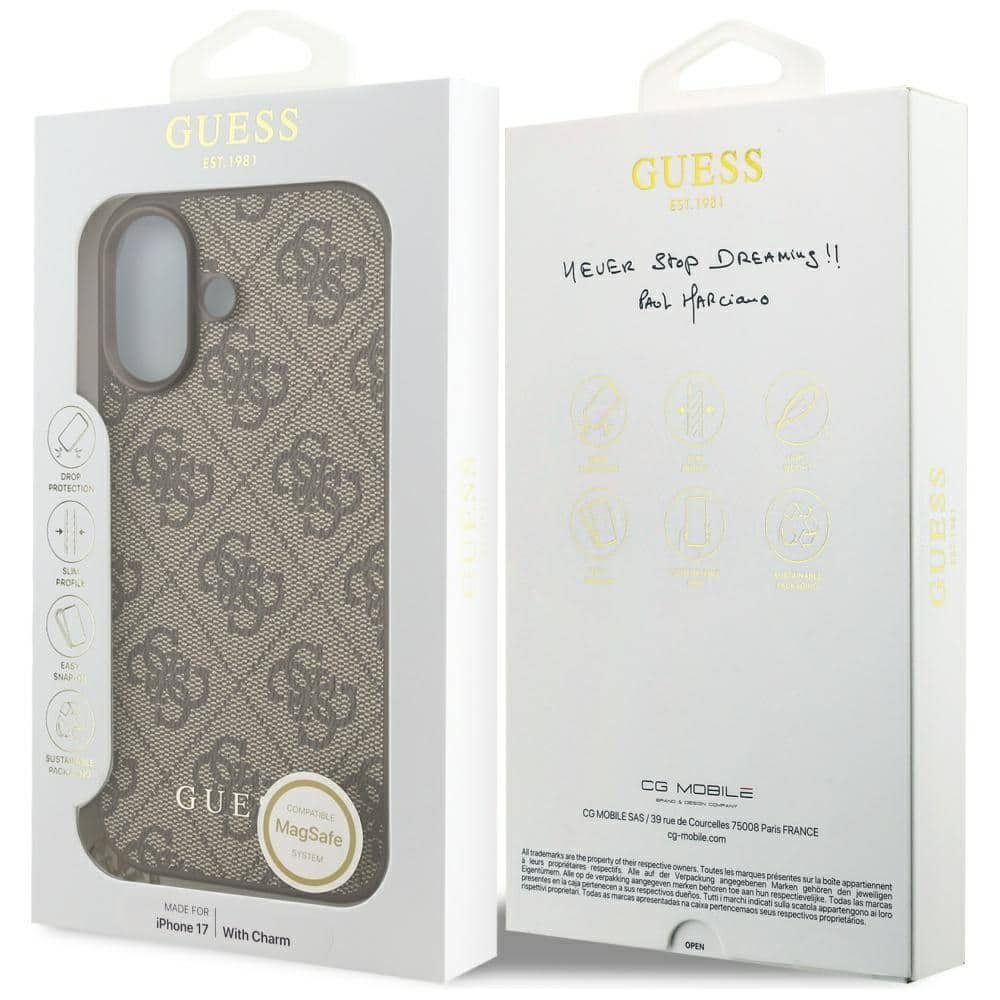 Guess Charms Collection - θήκη για Apple iPhone 17 - Καφέ - Image 7