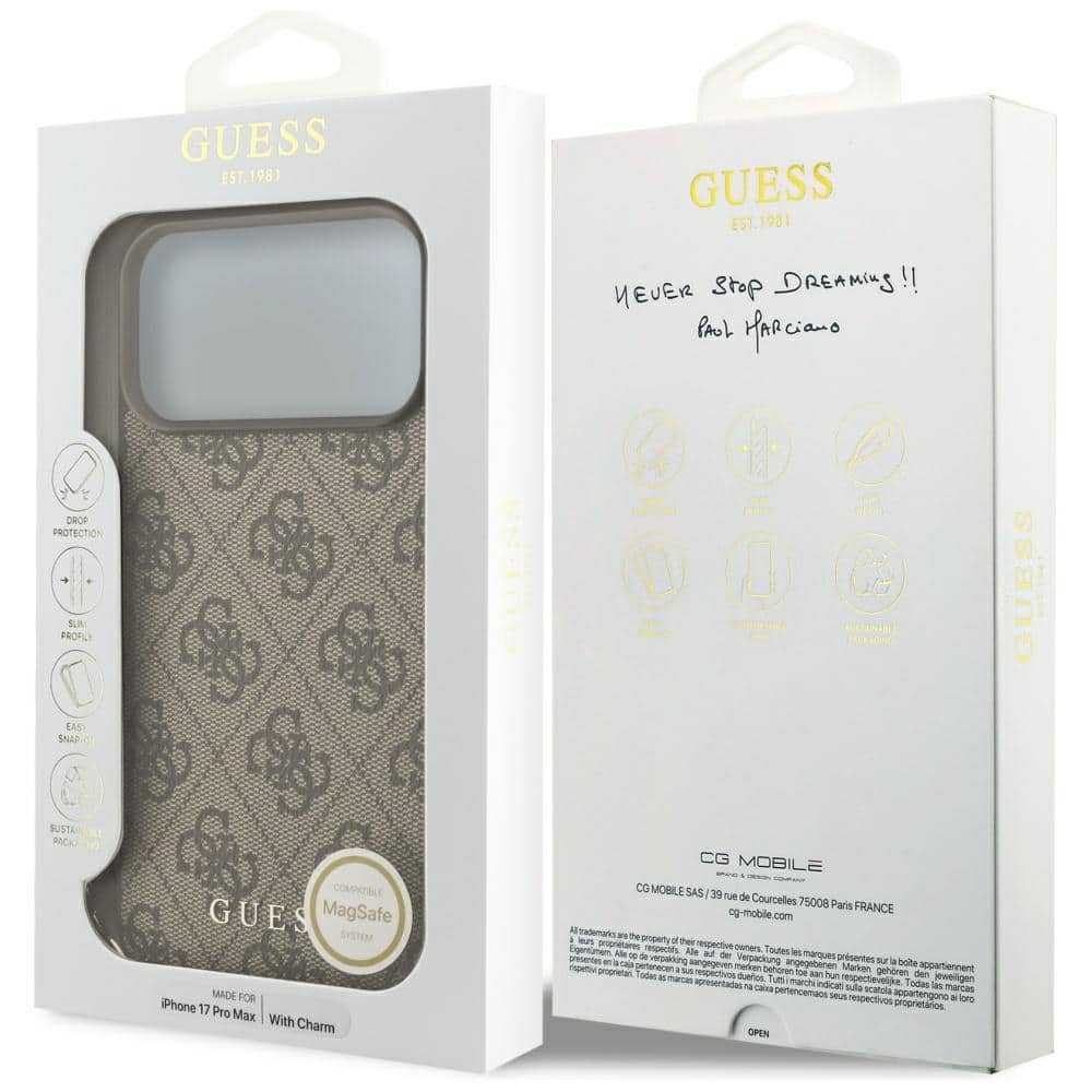 Guess Charms Collection - θήκη για Apple iPhone 17 Pro Max - Καφέ - Image 7
