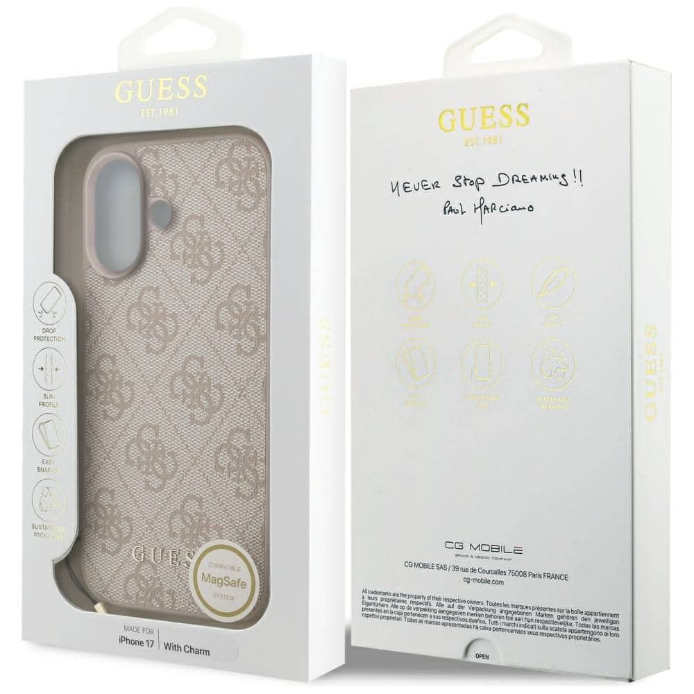Guess Charms Collection - θήκη για Apple iPhone 17 - Ροζ - Image 7