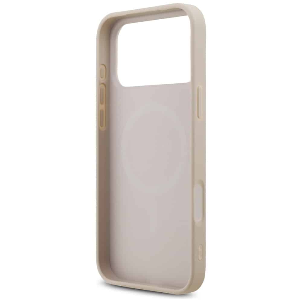 Guess Leather 4G Triangle Strass - θήκη για Apple iPhone 17 Pro Max - Ροζ - Image 7