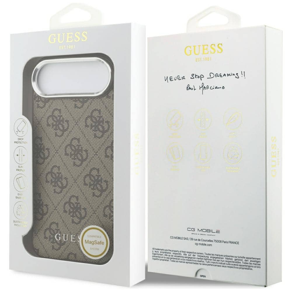 Guess 4G Classic Logo MagSafe - θήκη για Apple iPhone Air - Καφέ - Image 8