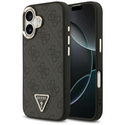 Guess 4G Triangle Logo MagSafe - θήκη για Apple iPhone 17 - Μαύρο
