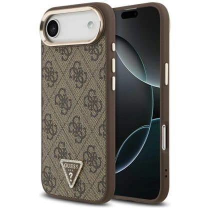 Guess 4G Triangle Logo MagSafe - θήκη για Apple iPhone Air - Καφέ