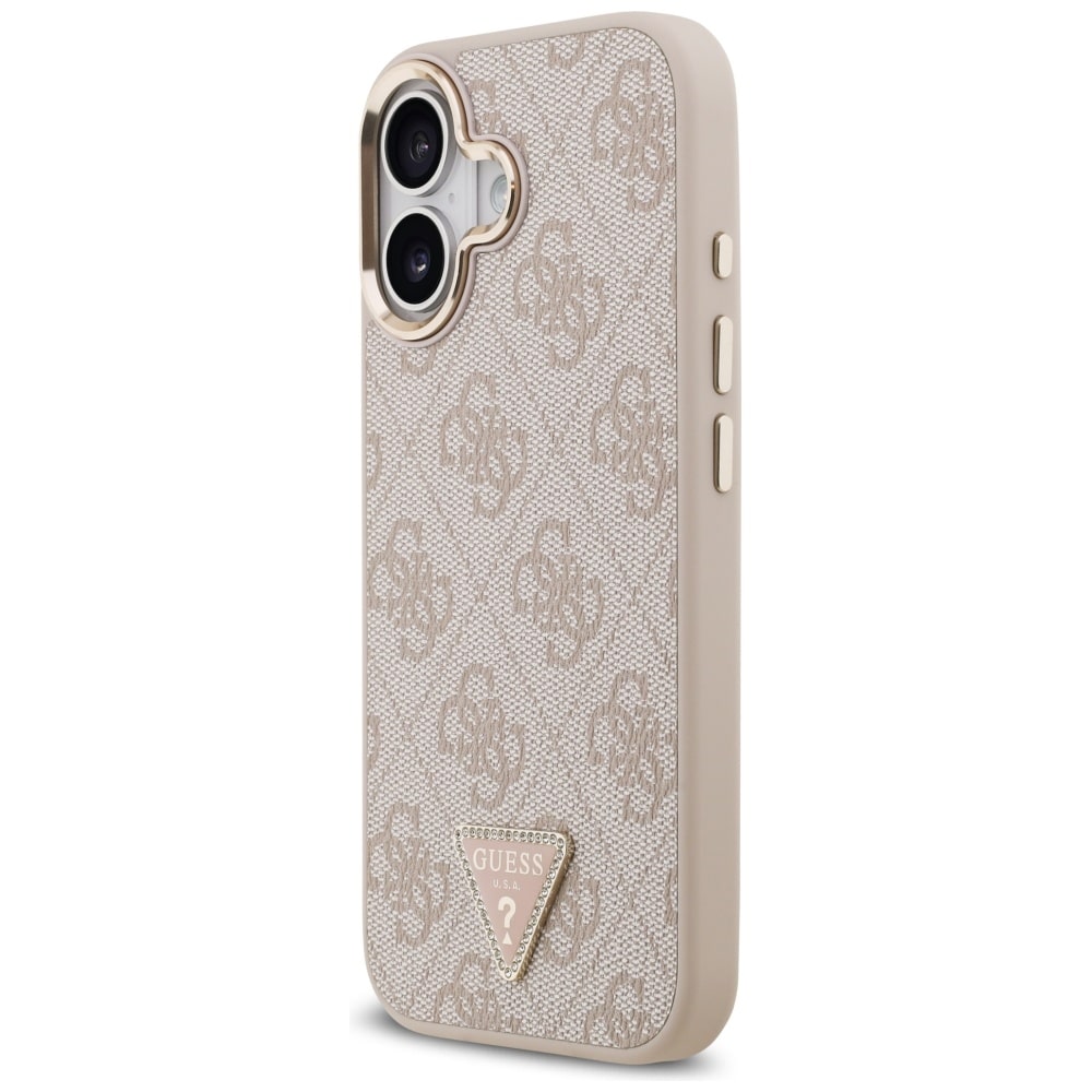 Θήκη Guess 4g Triangle Logo Magsafe Για iPhone 17 Ροζ Χρυσό - Image 2