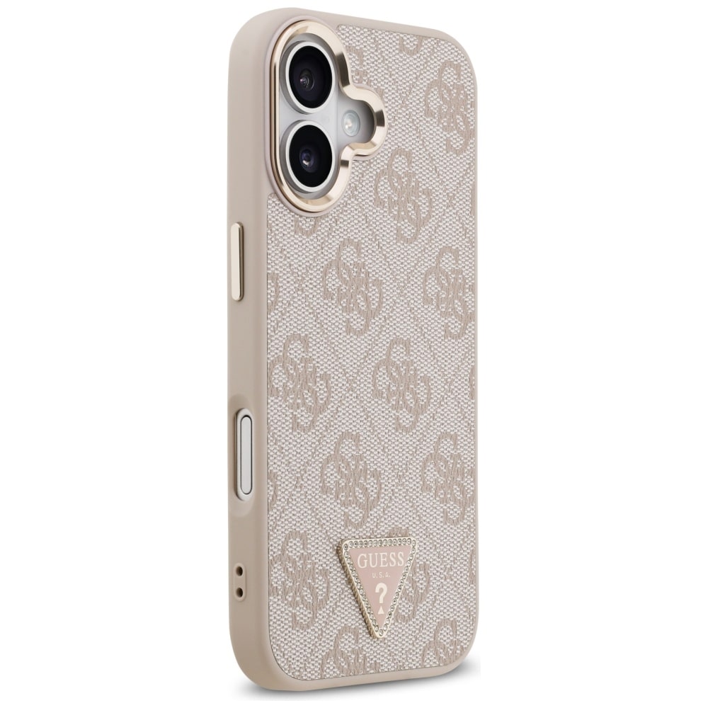 Θήκη Guess 4g Triangle Logo Magsafe Για iPhone 17 Ροζ Χρυσό - Image 4