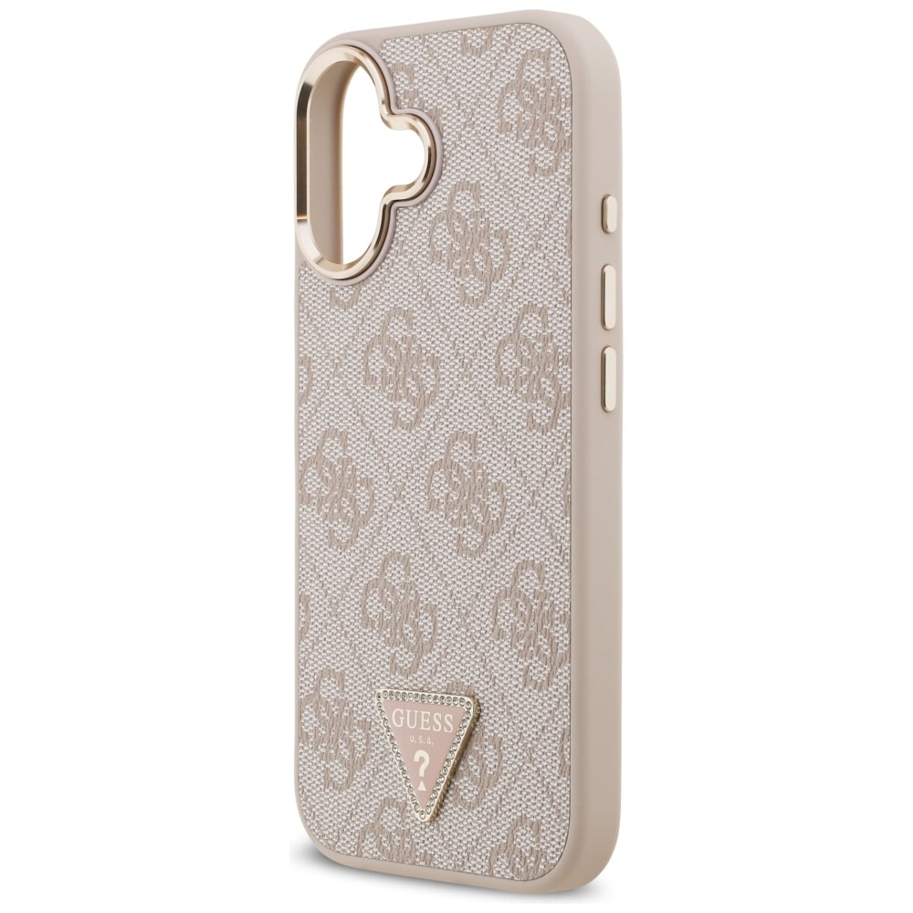 Θήκη Guess 4g Triangle Logo Magsafe Για iPhone 17 Ροζ Χρυσό - Image 6