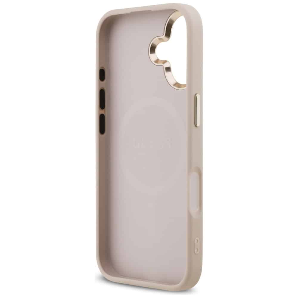 Θήκη Guess 4g Triangle Logo Magsafe Για iPhone 17 Ροζ Χρυσό - Image 7