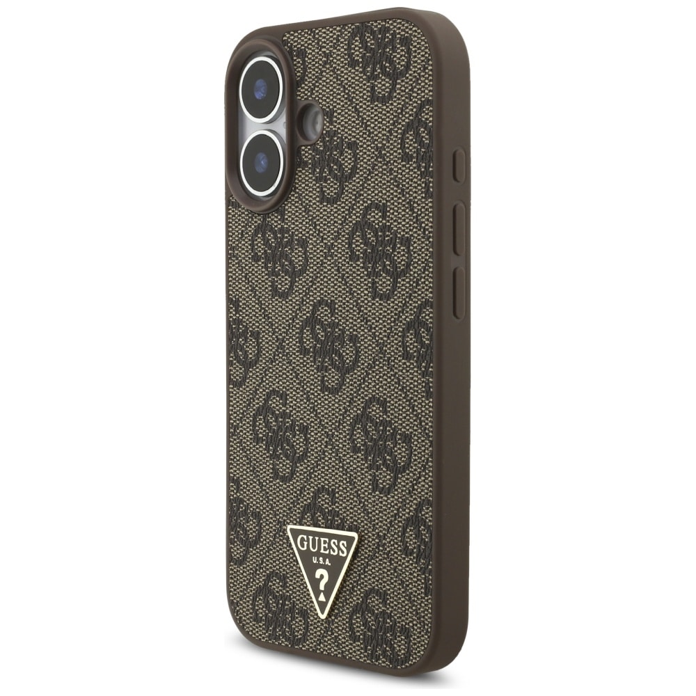 Θήκη Guess 4g Strap Triangle Logo Magsafe Για iPhone 17 Καφέ - Image 3