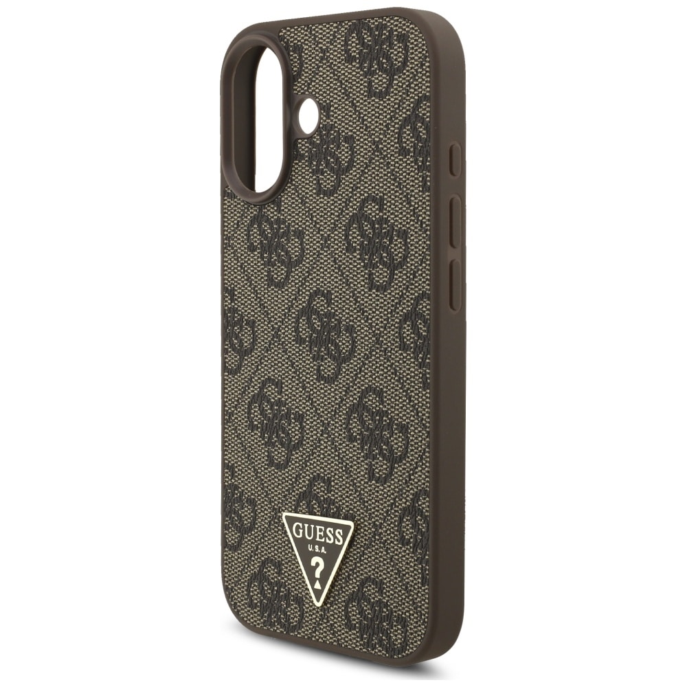 Θήκη Guess 4g Strap Triangle Logo Magsafe Για iPhone 17 Καφέ - Image 6