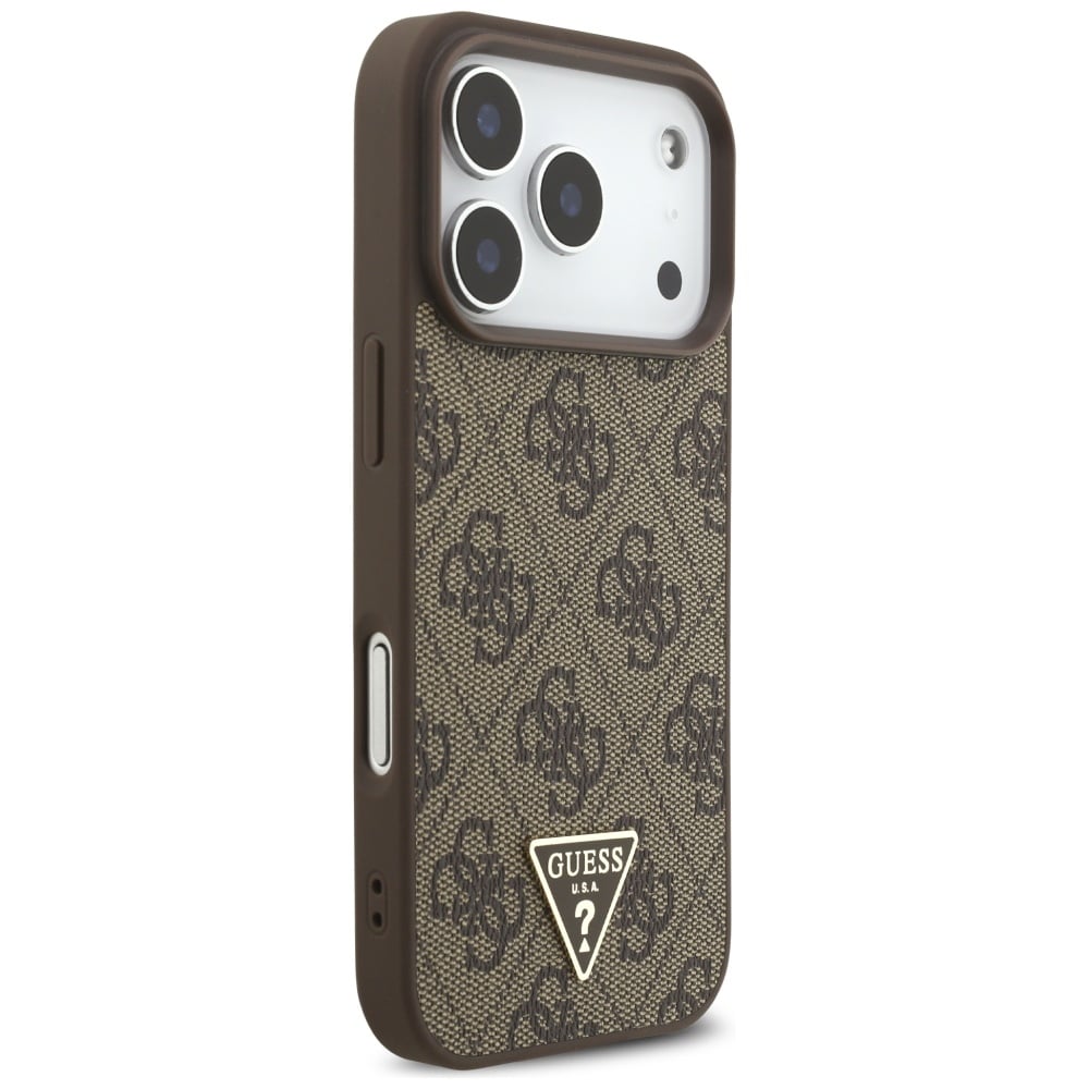 Θήκη Guess 4g Strap Triangle Logo Magsafe Για iPhone 17 Pro Καφέ - Image 4
