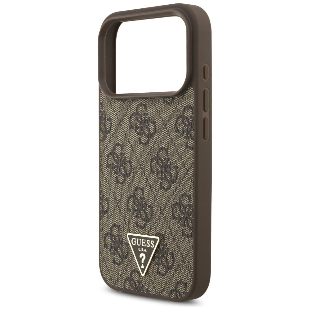 Θήκη Guess 4g Strap Triangle Logo Magsafe Για iPhone 17 Pro Καφέ - Image 6