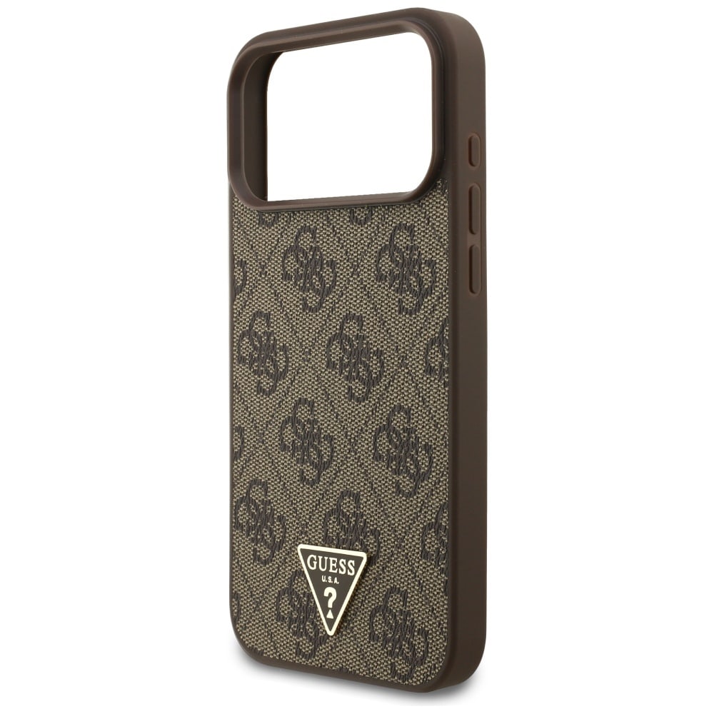 Θήκη Guess 4g Strap Triangle Logo Magsafe Για iPhone 17 Pro Max Καφέ - Image 6