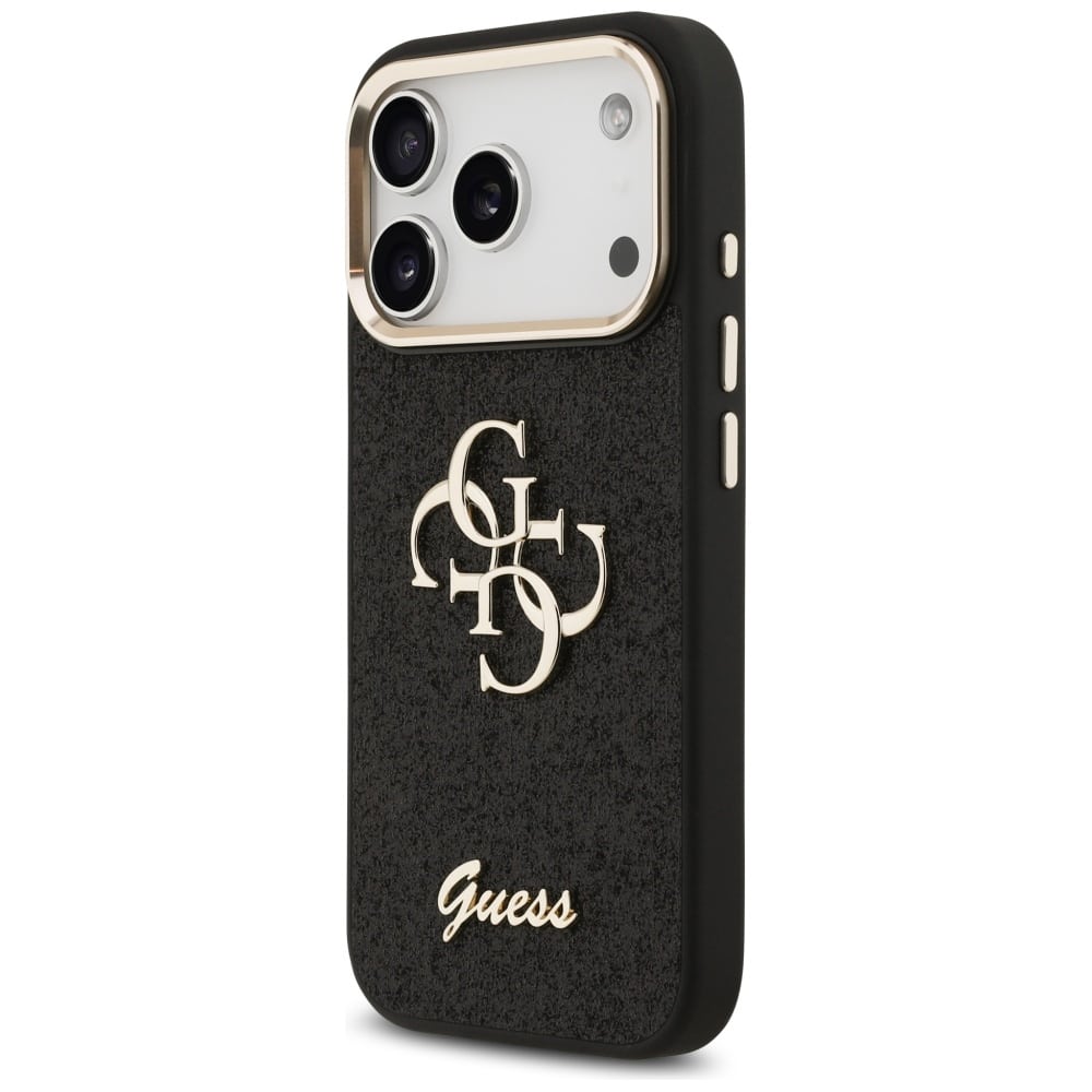 Guess Glitter Fixed Big - θήκη για Apple iPhone 17 Pro - Μαύρο - Image 2