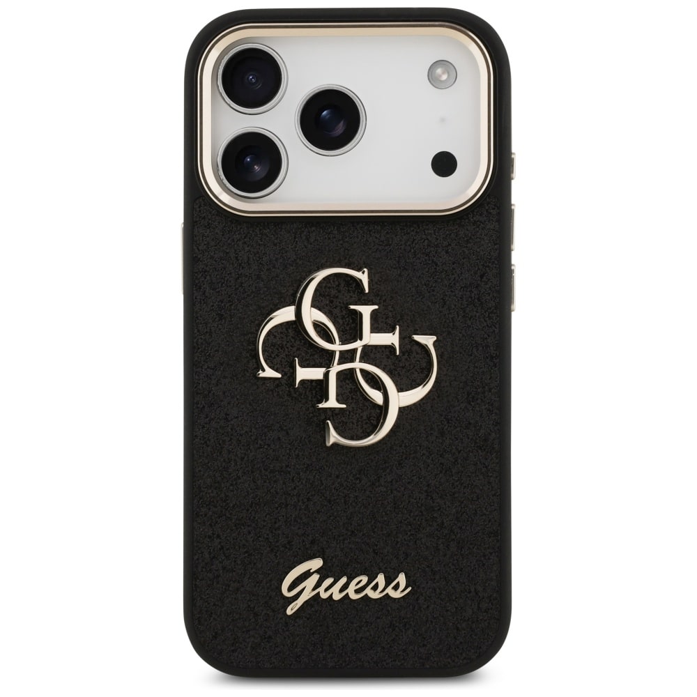 Guess Glitter Fixed Big - θήκη για Apple iPhone 17 Pro - Μαύρο - Image 3
