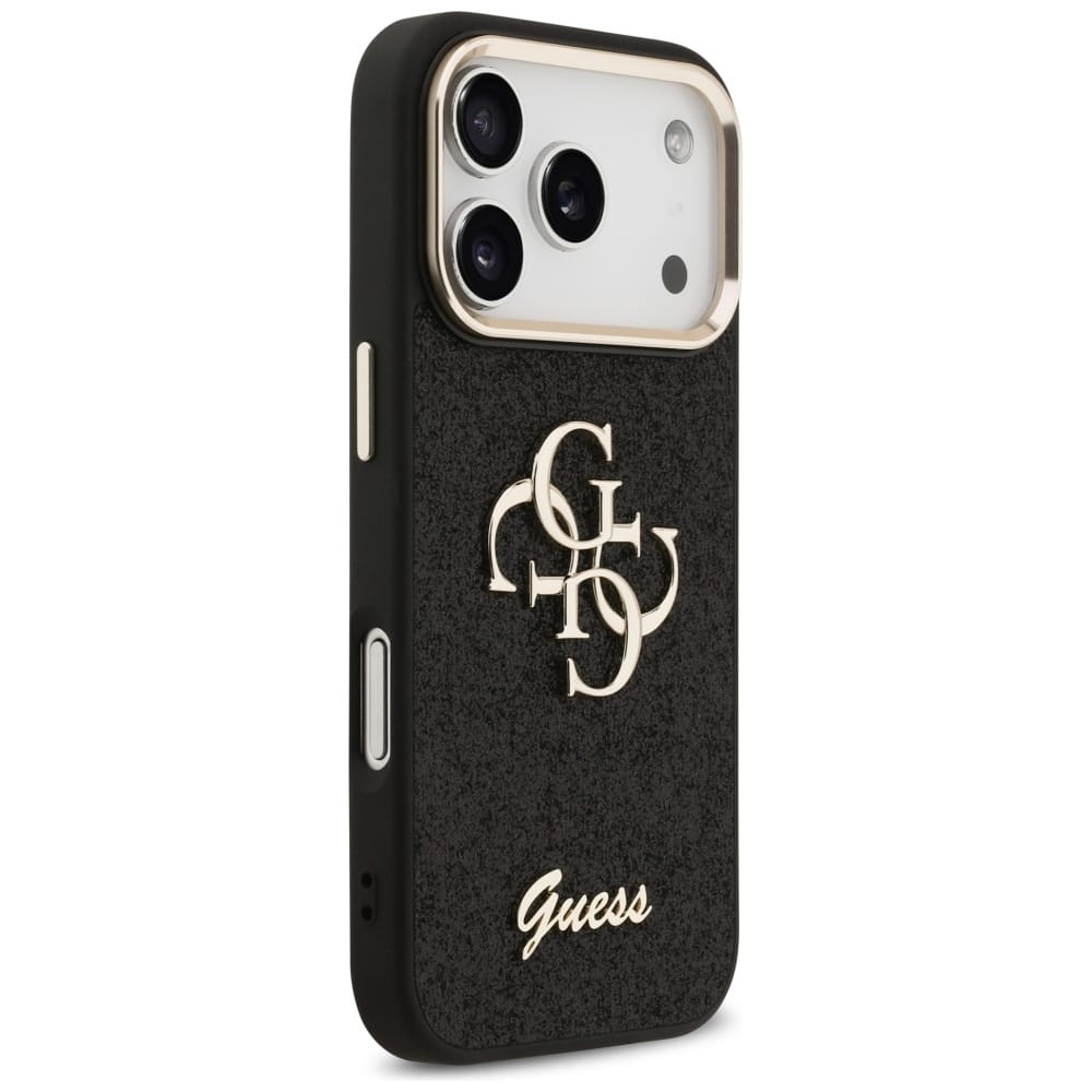 Guess Glitter Fixed Big - θήκη για Apple iPhone 17 Pro - Μαύρο - Image 4