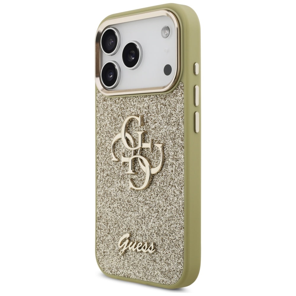 Guess Fixed Glitter Big 4G - θήκη για Apple iPhone 17 Pro - Χρυσό - Image 2