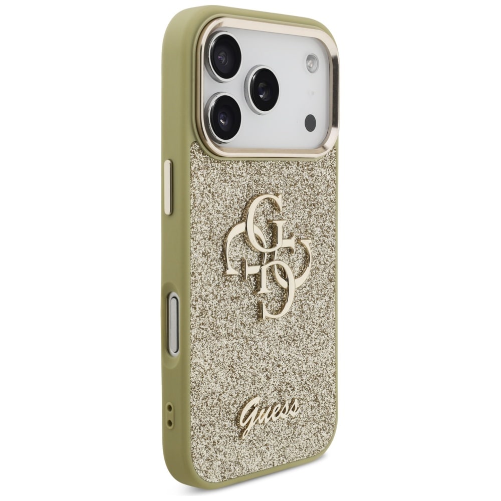 Guess Fixed Glitter Big 4G - θήκη για Apple iPhone 17 Pro - Χρυσό - Image 4