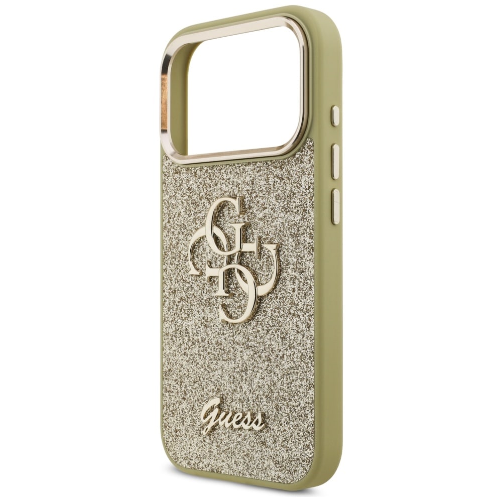 Guess Fixed Glitter Big 4G - θήκη για Apple iPhone 17 Pro - Χρυσό - Image 6